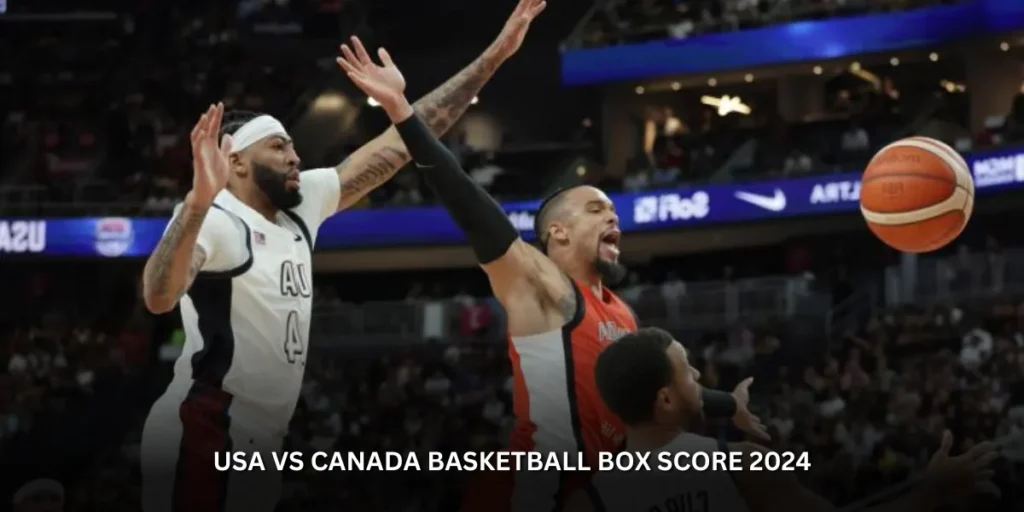 usa vs canada basketball box score 2024