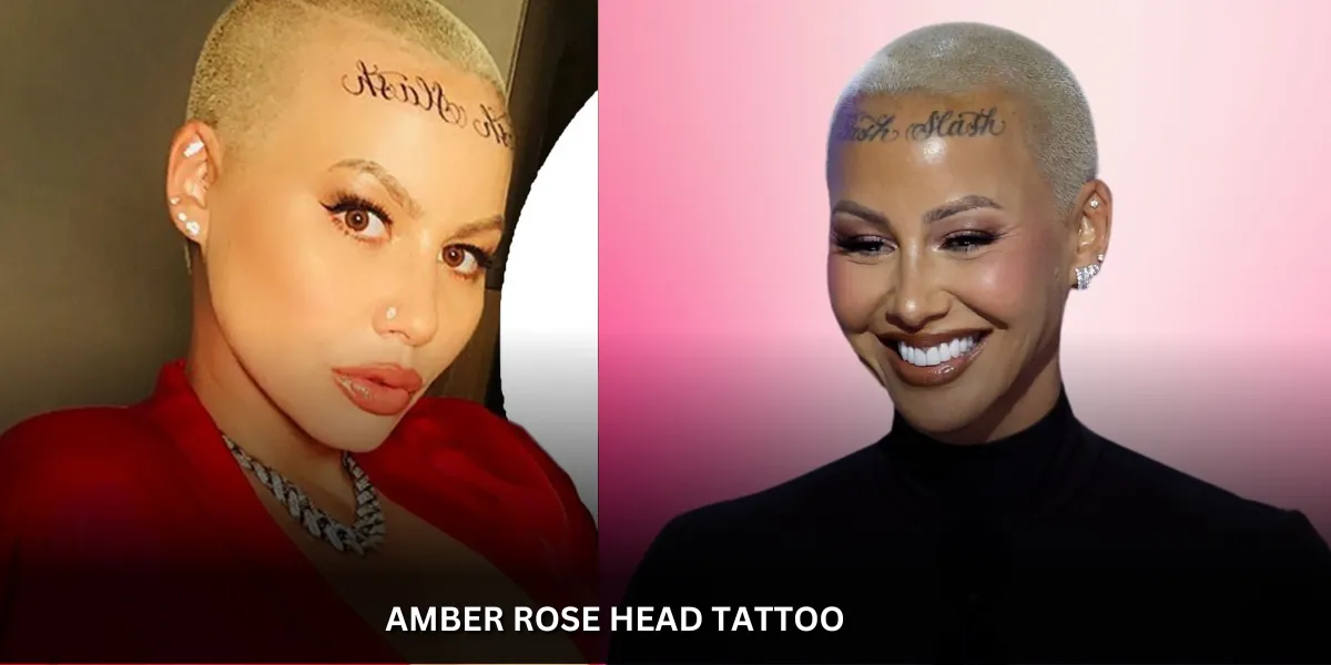 amber rose head tattoo